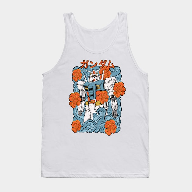 Gundam rx 78 Tank Top by Amartwork